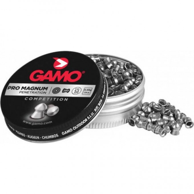 Пули пневматические GAMO Pro-magnum 4,5мм (250шт) 10шт 6321724-IP Пули пневматические GAMO Pro-magnum 4,5мм (250шт) 10шт 6321724-IP