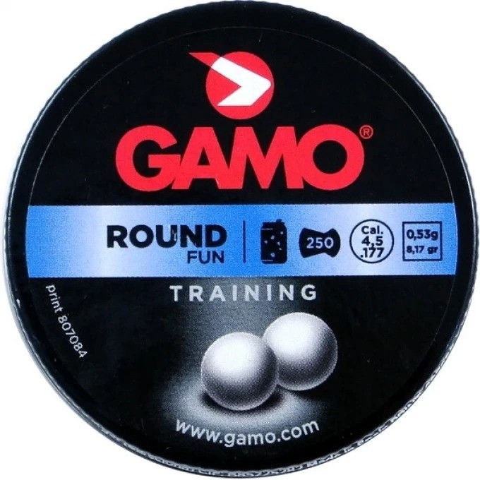 Пули пневматические GAMO Round 4,5мм (250шт) 100шт 6320324-MP Пули пневматические GAMO Round 4,5мм (250шт) 100шт 6320324-MP