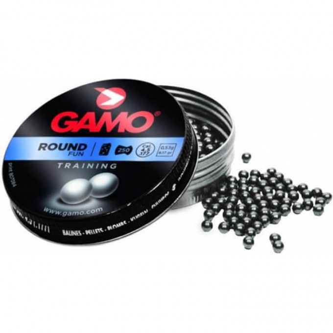 Пули пневматические GAMO Round 4,5мм (250шт) 10шт 6320324-IP Пули пневматические GAMO Round 4,5мм (250шт) 10шт 6320324-IP