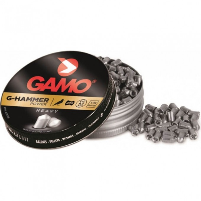 Пули пневматические GAMO G-Hammer 4,5мм (200шт) 10шт 6322822-IP Пули пневматические GAMO G-Hammer 4,5мм (200шт) 10шт 6322822-IP